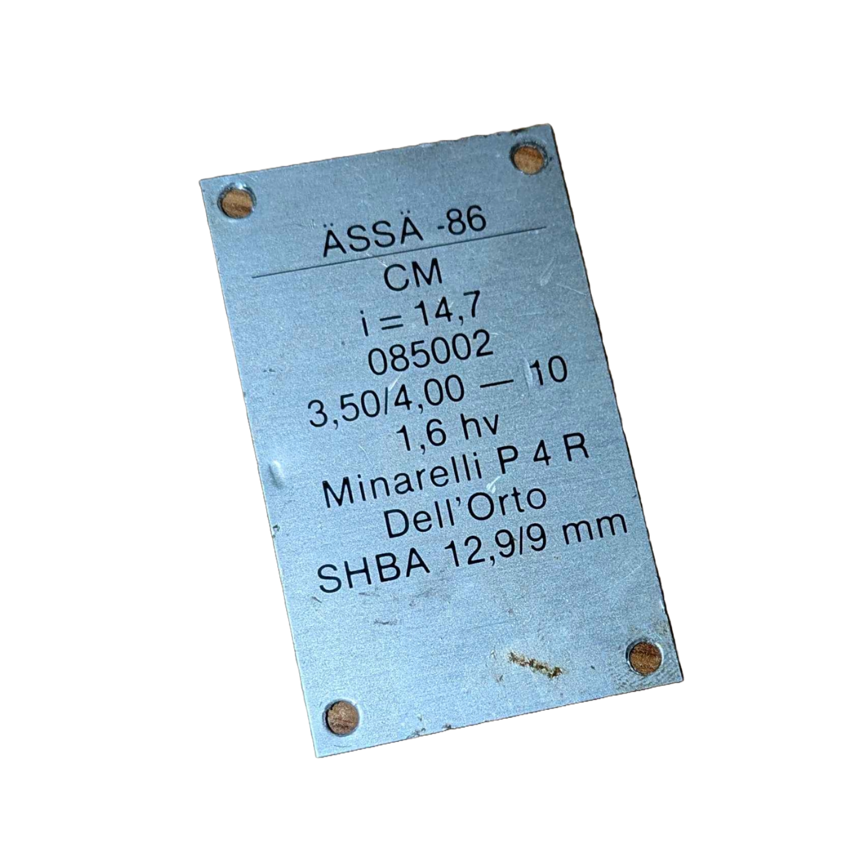 Tyyppikilpi - Helkama Ässä