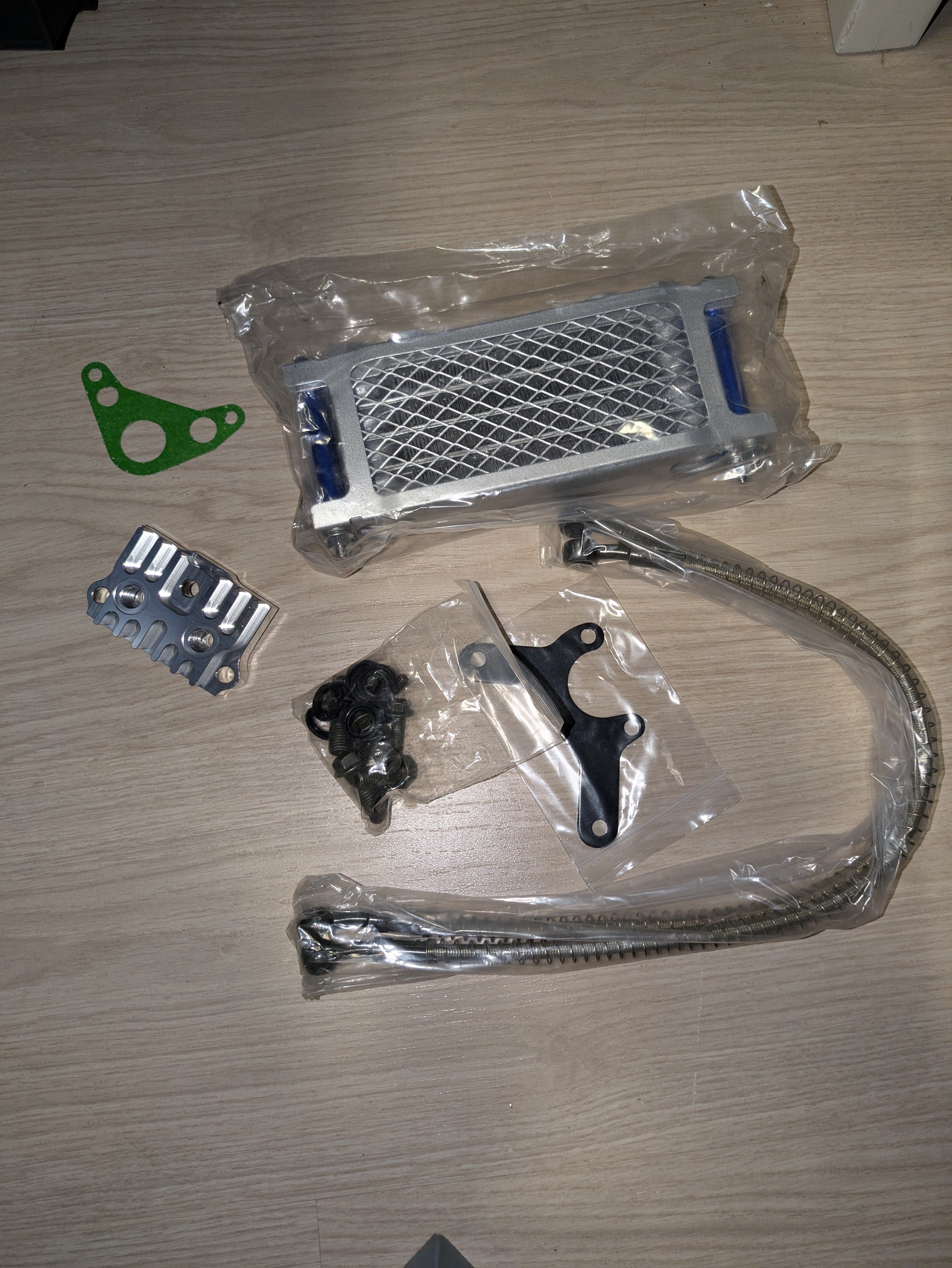 Öljynlauhdutin - sininen